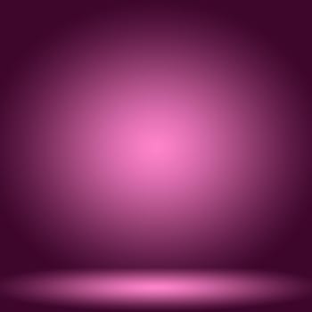 Studio Background Concept - abstract empty light gradient purple studio room background for product