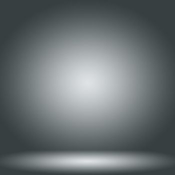 Abstract luxury blur Grey color gradient, used as background studio wall for display your products