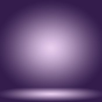 Studio Background Concept - abstract empty light gradient purple studio room background for product