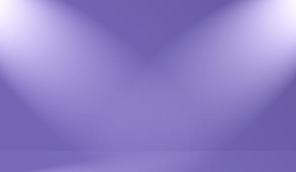 Studio Background Concept - abstract empty light gradient purple studio room background for product