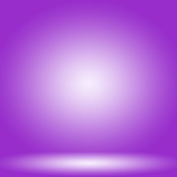 Studio Background Concept - abstract empty light gradient purple studio room background for product