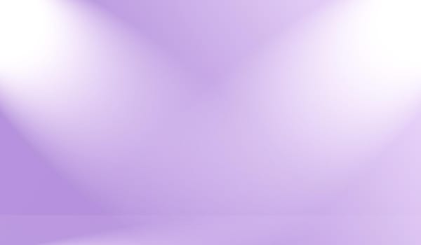 Studio Background Concept - abstract empty light gradient purple studio room background for product