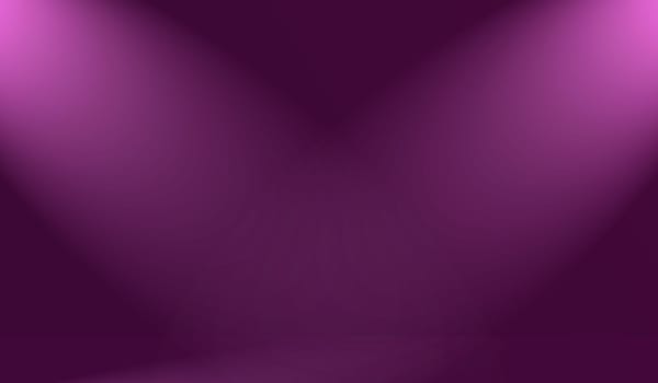 Studio Background Concept - abstract empty light gradient purple studio room background for product