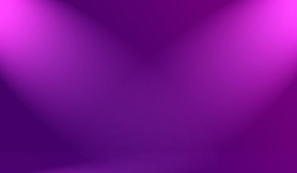 Studio Background Concept - abstract empty light gradient purple studio room background for product