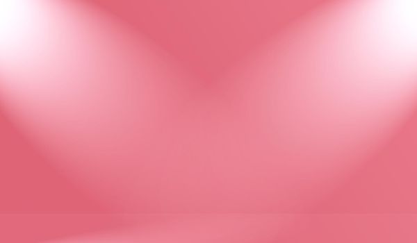 Abstract empty smooth light pink studio room background, Use as montage for product display,banner,template