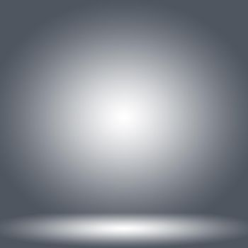 Abstract luxury blur Grey color gradient, used as background studio wall for display your products