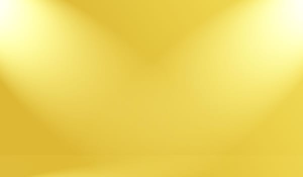 Abstract Luxury Gold yellow gradient studio wall, well use as background,layout,banner and product presentation