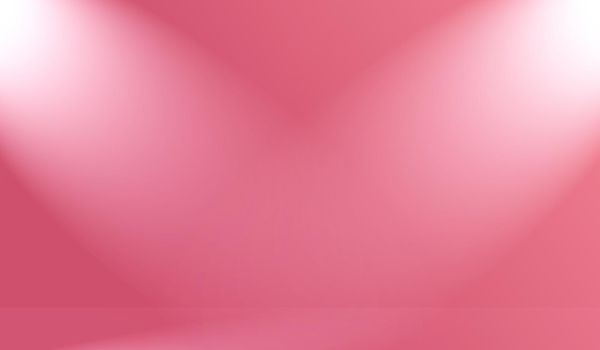 Abstract empty smooth light pink studio room background, Use as montage for product display,banner,template