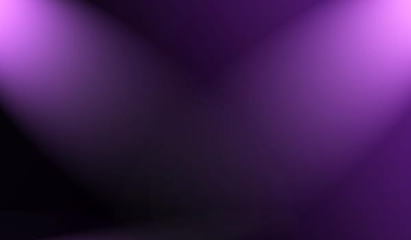 Studio Background Concept - abstract empty light gradient purple studio room background for product