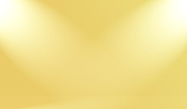 Abstract Luxury Gold yellow gradient studio wall, well use as background,layout,banner and product presentation