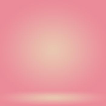 Abstract empty smooth light pink studio room background, Use as montage for product display,banner,template