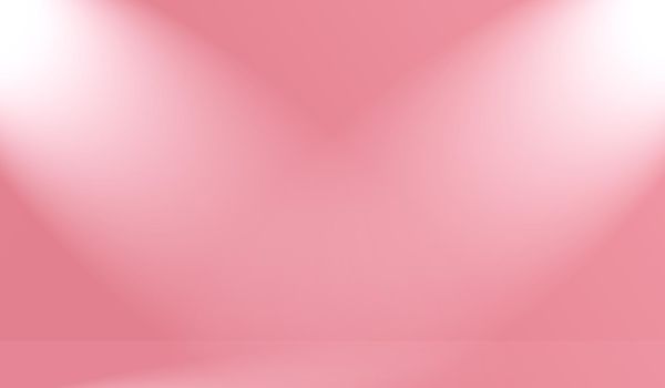 Abstract empty smooth light pink studio room background, Use as montage for product display,banner,template