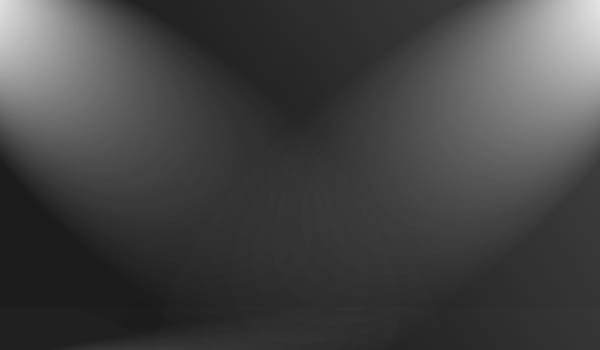 Abstract luxury blur dark grey and black gradient, used as background studio wall for display your products