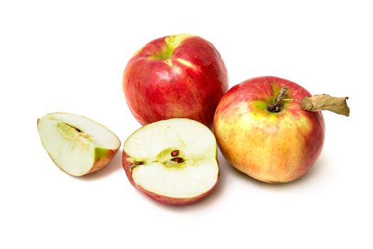 fresh apple isolated on white background
