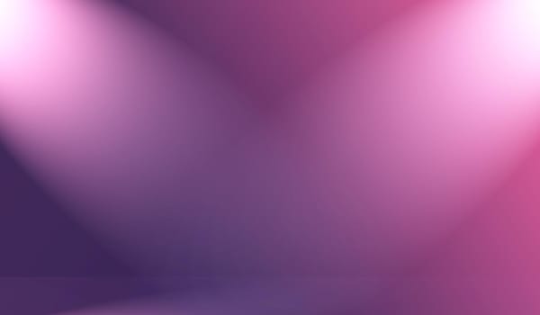 Studio Background Concept - abstract empty light gradient purple studio room background for product