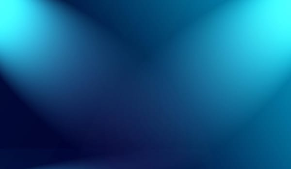 Abstract Luxury gradient Blue background. Smooth Dark blue with Black vignette Studio Banner