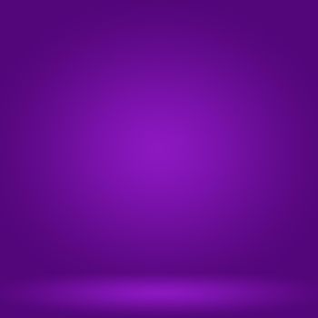 Studio Background Concept - abstract empty light gradient purple studio room background for product