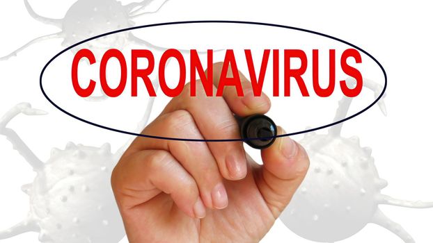 3d illustration - Coronavirus concept. also known as 2019-nCov