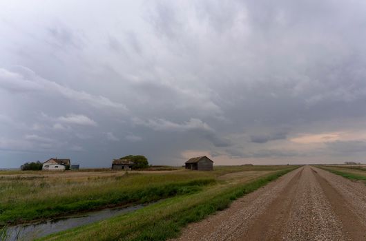 Prairie Storm Canada Summer time clouds warning