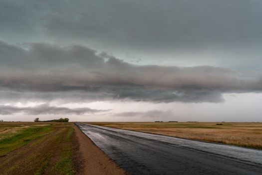 Prairie Storm Canada Summer time clouds warning