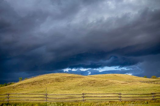 Prairie Storm Canada Summer time clouds warning