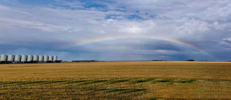 Prairie Rainbow in Saskatchewan Canada Beautiful Scene