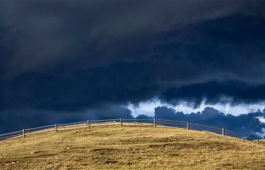 Prairie Storm Canada Summer time clouds warning