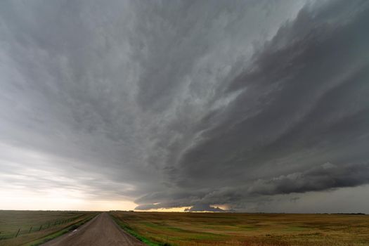 Prairie Storm Canada Summer time clouds warning