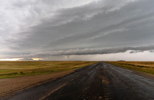 Prairie Storm Canada Summer time clouds warning