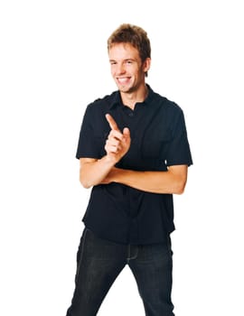 man isolated