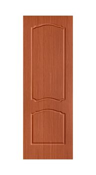 Common house interior door isolated on white background