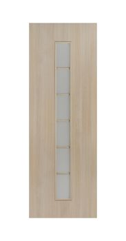 Common house interior door isolated on white background