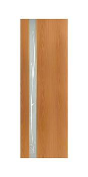 Common house interior door isolated on white background