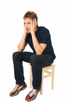 man isolated