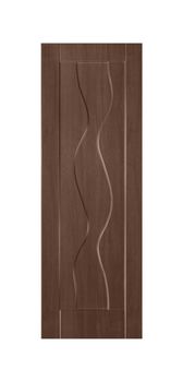 Common house interior door isolated on white background