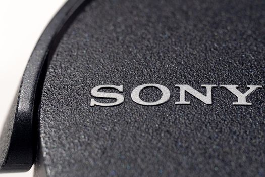 Tyumen, Russia-May 25, 2021: Sony logo. Sony is a Japanese corporation headquartered in Minato, Tokyo, Japan