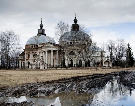 Orthodox cathedral in Russia.