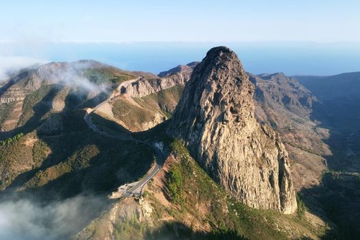 Roque de Agando, La Gomera, Canary Islands. High quality photo