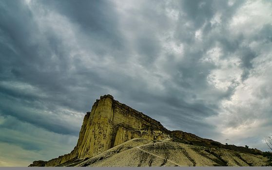 Landscape with a view of the White Rock in the Crimea