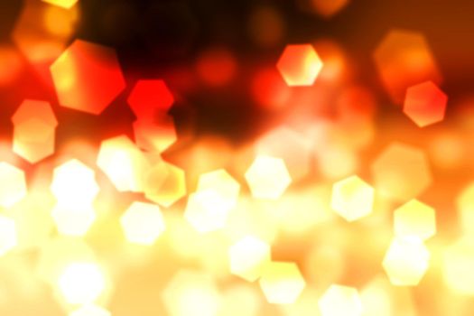 Abstract Bokeh red-fire light background texture.