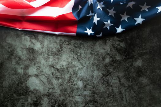 Martin Luther King Day Anniversary - American flag on abstract background