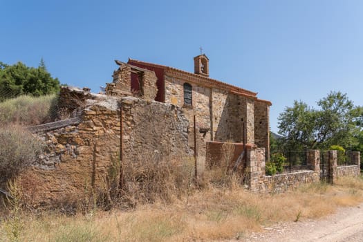 Bishop's Hospital. Navatrasierra, Las Villuercas, los Ibores and La Jara geopark, Caceres province, Extremadura, Spain