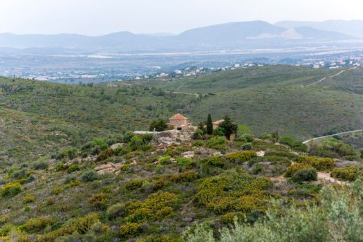 Small monastery Agiou Nikolaou Kalision at Attica, Greece