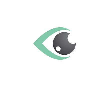 Eye ilustration vector logo design