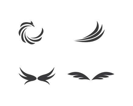 Wing Logo Template vector icon design