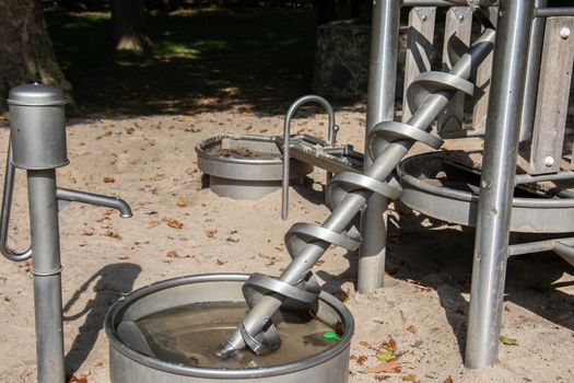 Stainless steel water pump and Archimedean screw