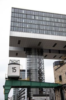 famous crane houses in Cologne