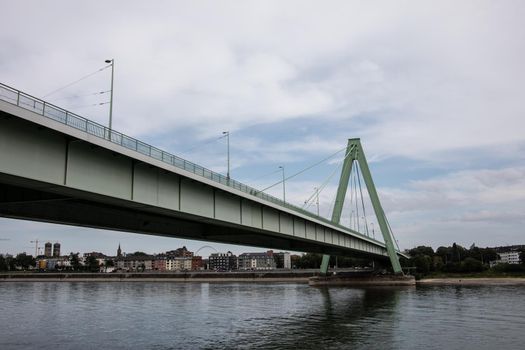 steel Rhine bridge in Cologne