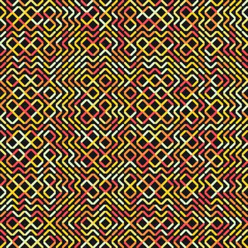 Abstract Geometrical generative computational art illustration