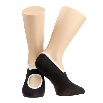 Sport Socks on mannequin legs isolated on white